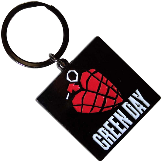 Green Day Grenade - Keychain Keyring Rock Movie Heroes