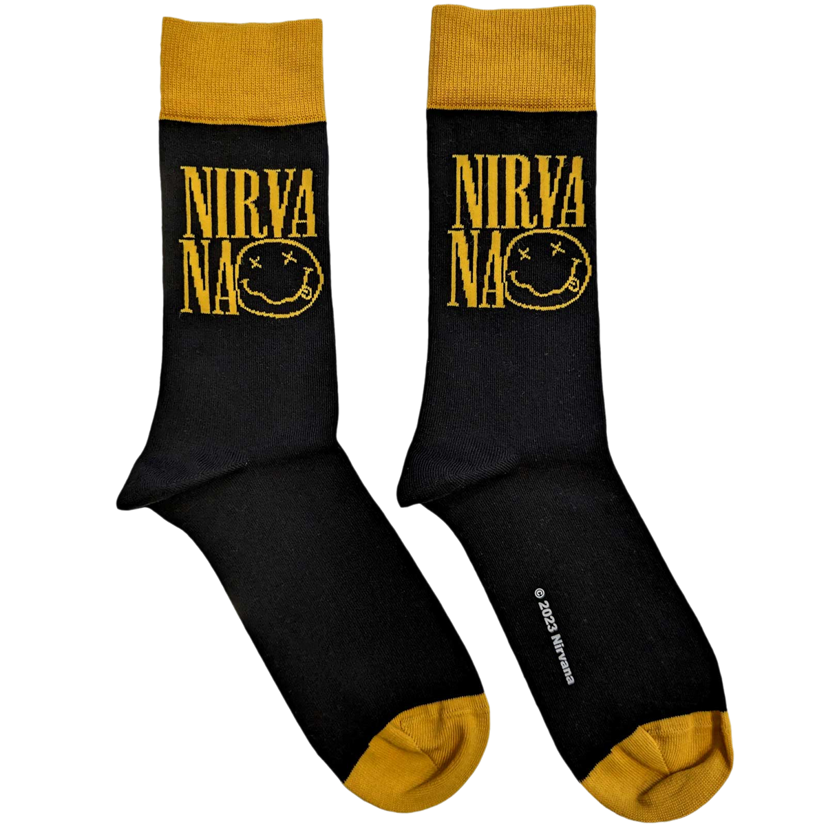 Nirvana - Logo Stacked Unisex Ankle Socks Rock Movie Heroes