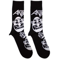 Anthrax - Faces Pattern Unisex Ankle Socks 7.5 - 11.5 Rock Movie Heroes