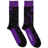 Black Sabbath Logo and Demon - Unisex Ankle Socks Rock Movie Heroes