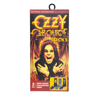OZZY '3 PACK GIFT BOX' CREW SOCKS Revolver Magazine