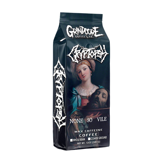 Cryptopsy Max Caffeine Blend  │12oz/340g Grindcore Coffee Co.