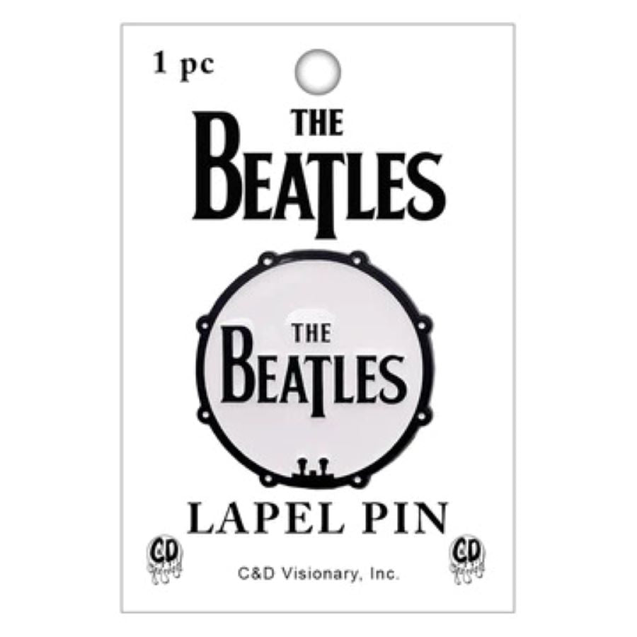 The Beatles Drum Logo - Lapel Pin Rock Movie Heroes