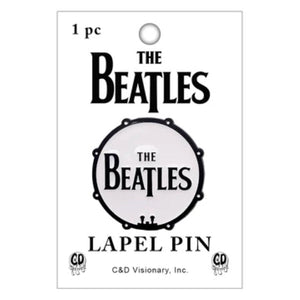 The Beatles Drum Logo - Lapel Pin Rock Movie Heroes