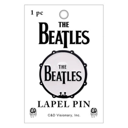 The Beatles Drum Logo - Lapel Pin Rock Movie Heroes