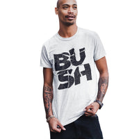 Bush Stacked Logo Jumbo Print T-Shirt HYPER iCONiC.
