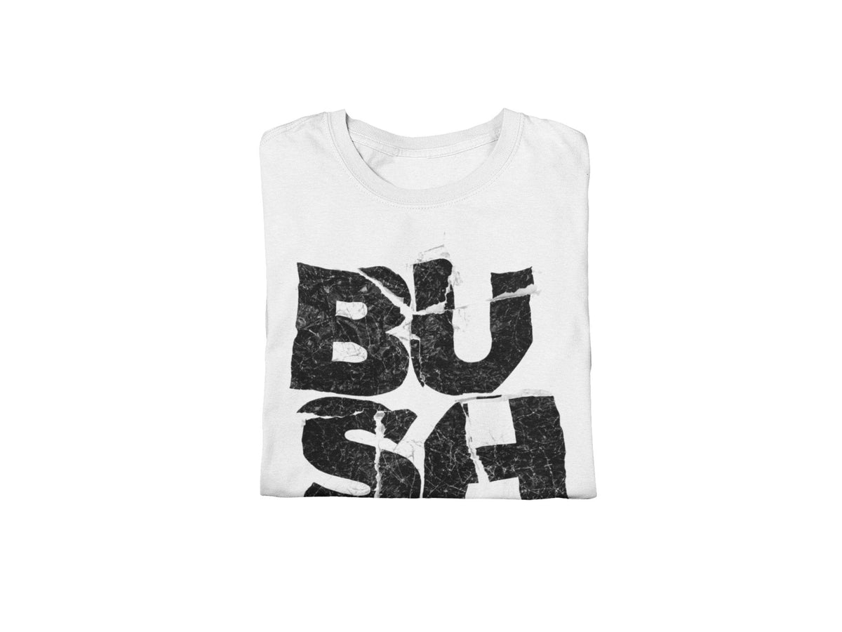 Bush Stacked Logo Jumbo Print T-Shirt HYPER iCONiC.