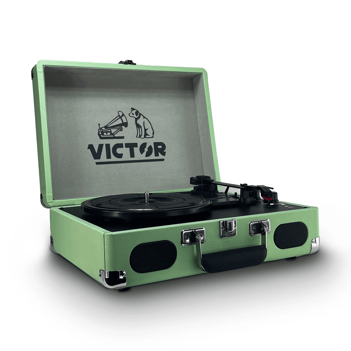 Victor Metro Plus Portable Dual Bluetooth Suitcase Turntable Jupiter Gear Home