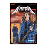 Super7 x Cliff Burton (Flannel Shirt) ReAction Figure
