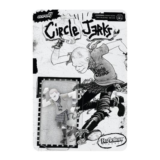 Super7 x Circle Jerks Skank Man Grayscale ReAction Figure