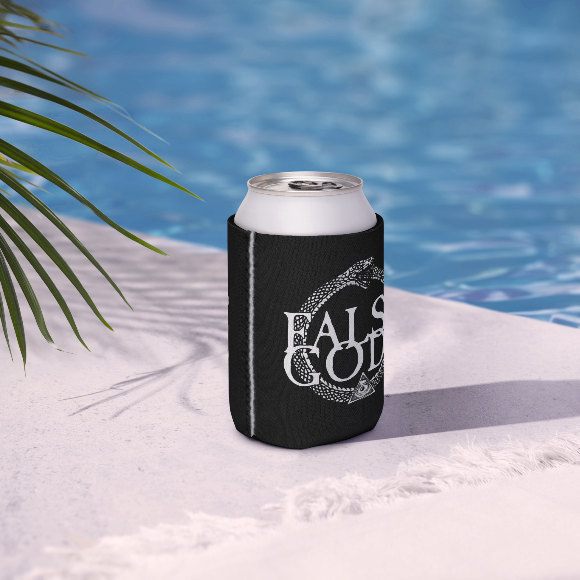 False Gods "Snake Logo" Koozie