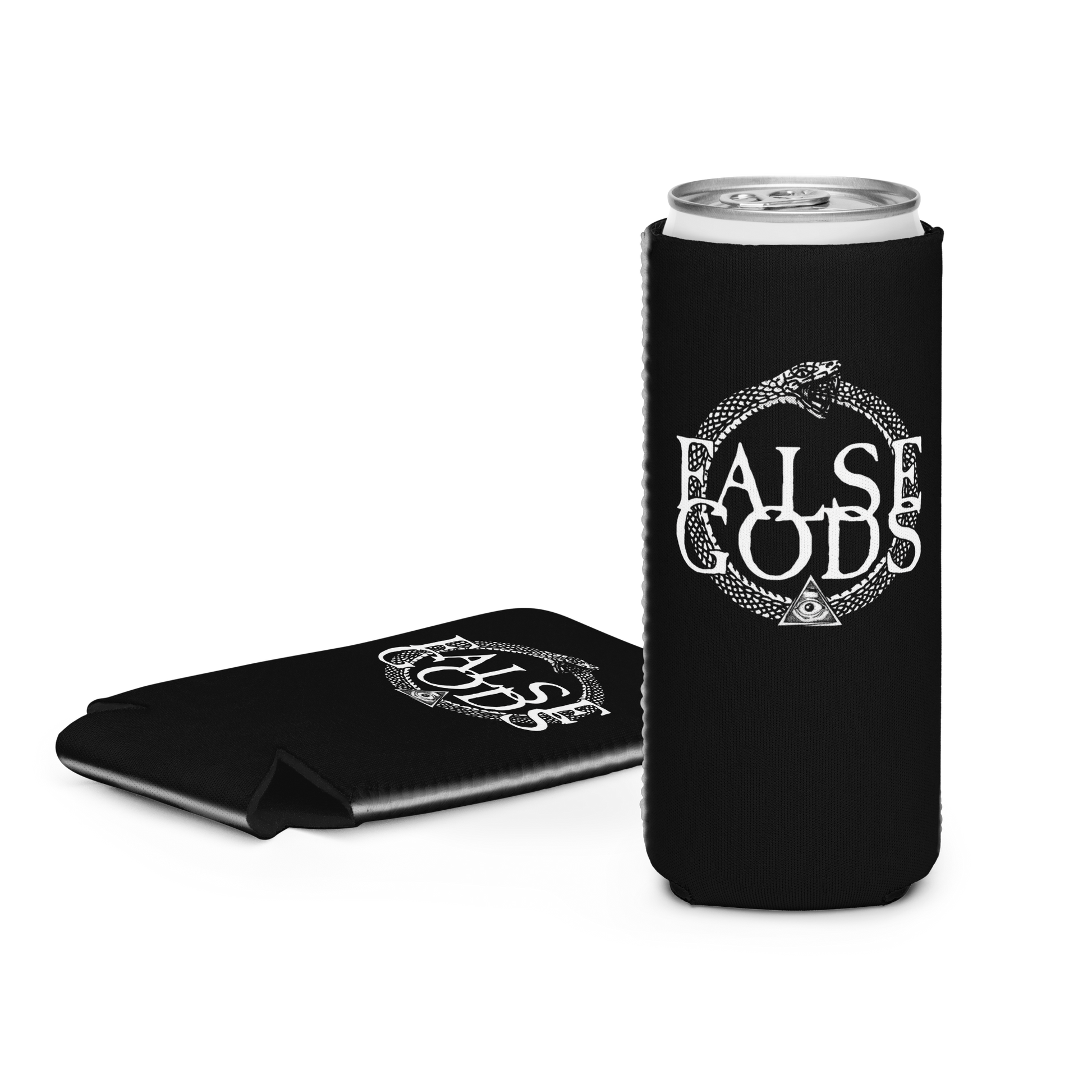 False Gods "Snake Logo" Koozie
