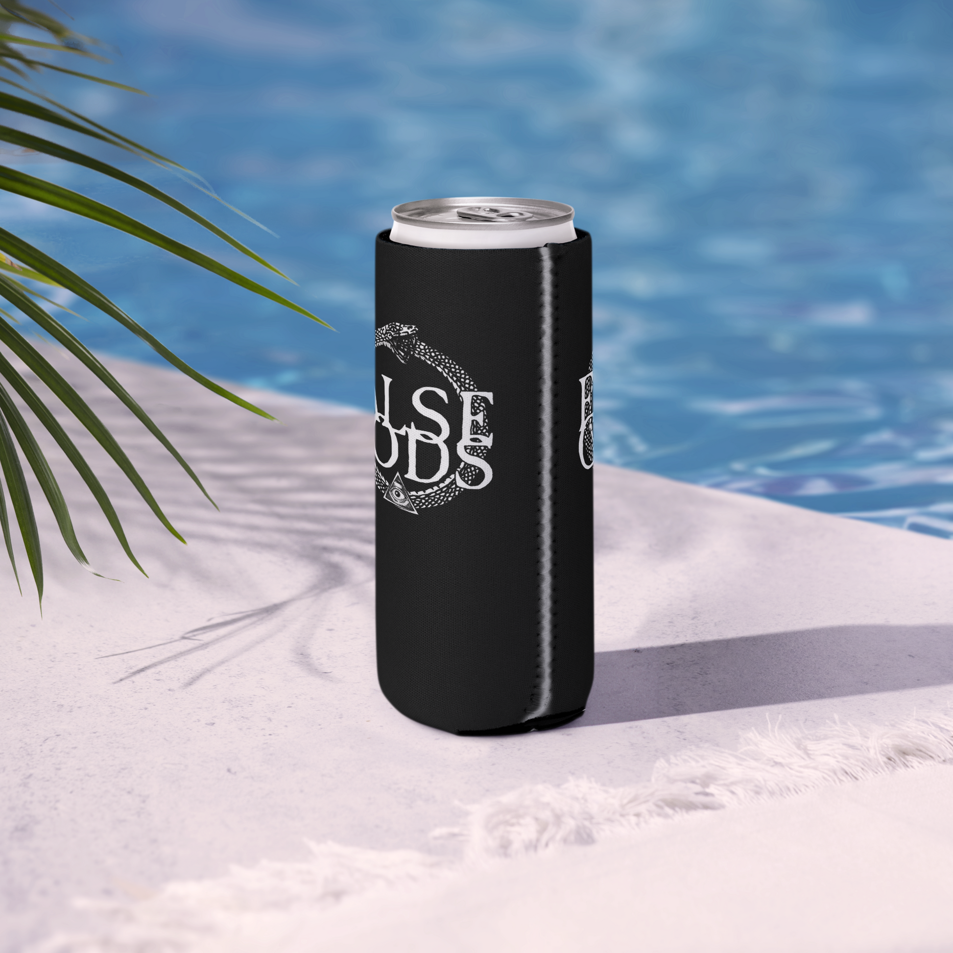 False Gods "Snake Logo" Koozie