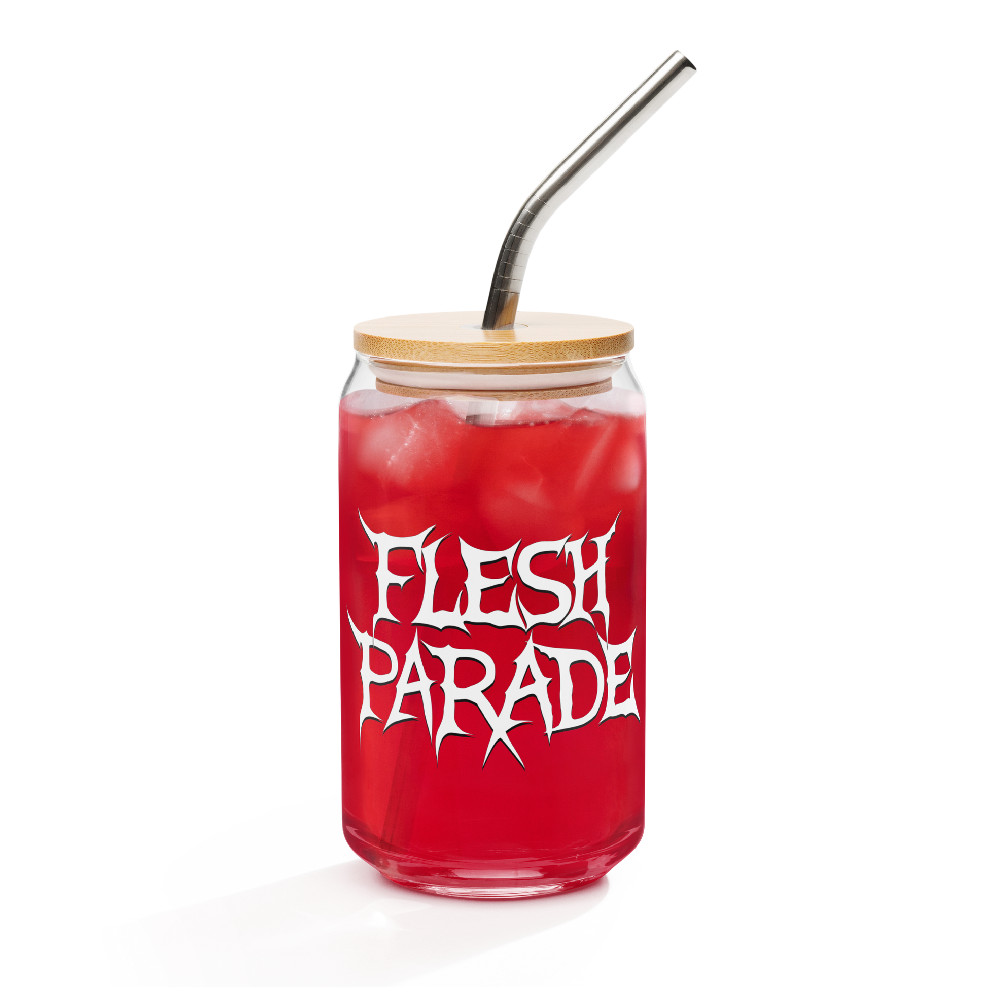 Flesh Parade "Classic Logo" Can-Shaped Glass