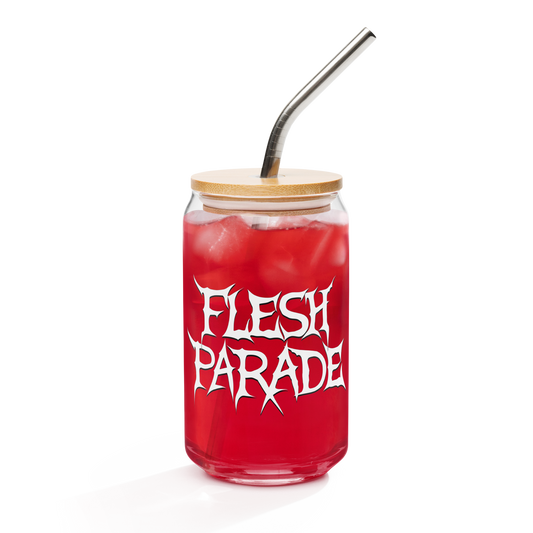 Flesh Parade "Classic Logo" Can-Shaped Glass