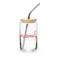 Severance "Logo" Can-Shaped Glass