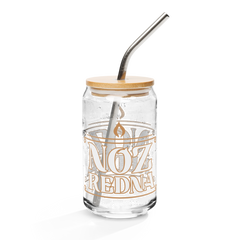 Noz Redna "Candle Logo" Can-Shaped Glass