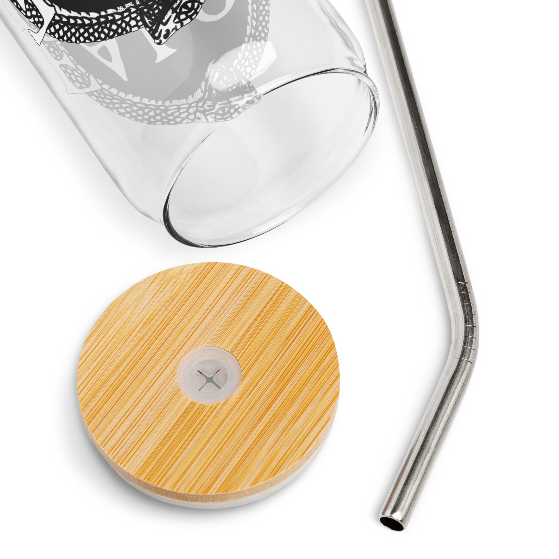 False Gods "Snake Logo" Can-Shaped Glass