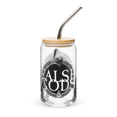 False Gods "Snake Logo" Can-Shaped Glass