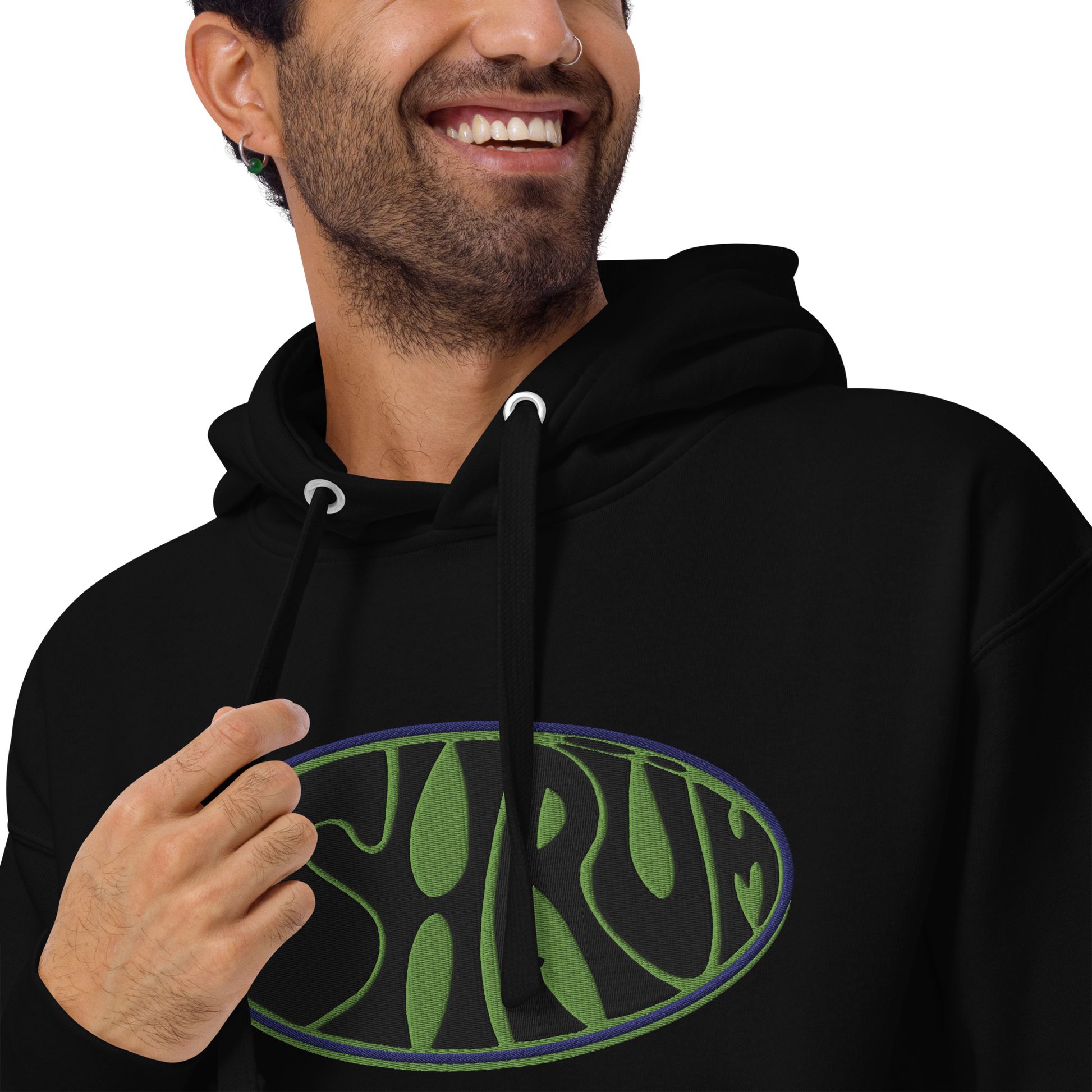 SHRÜM "Logo" Embroidered Pullover Hoodie