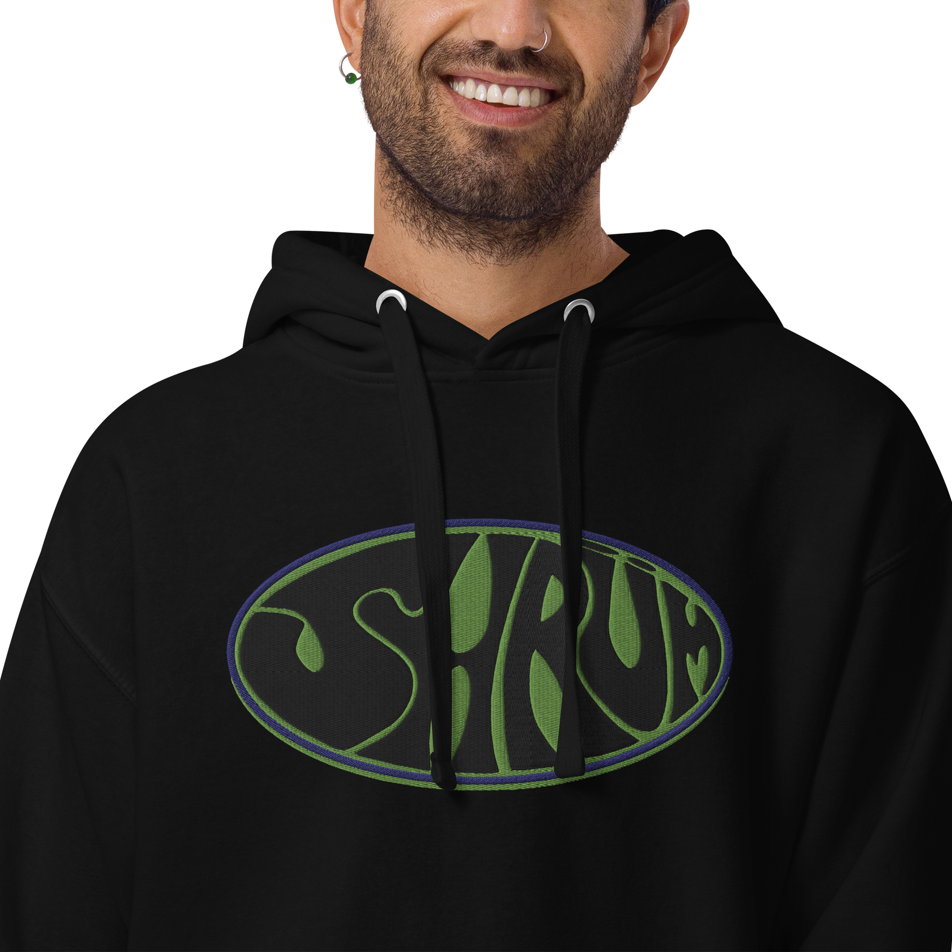 SHRÜM "Logo" Embroidered Pullover Hoodie