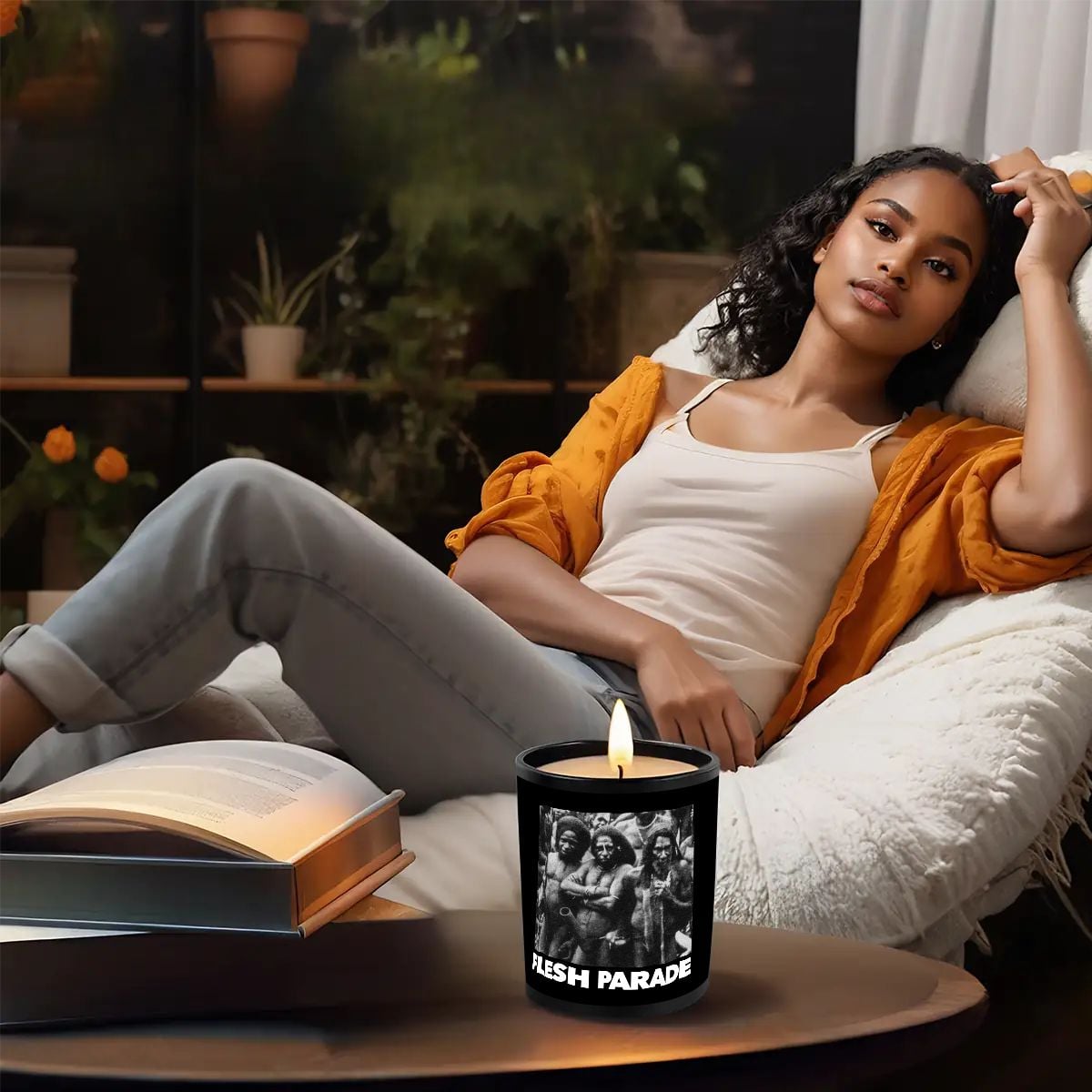 Flesh Parade "Kill Whitey" Tribal Bong Scented Candle