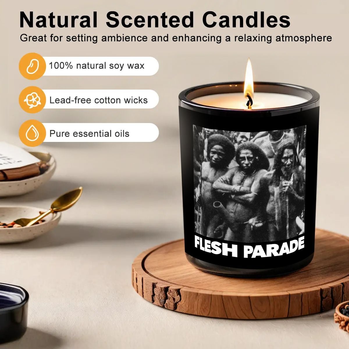 Flesh Parade "Kill Whitey" Tribal Bong Scented Candle