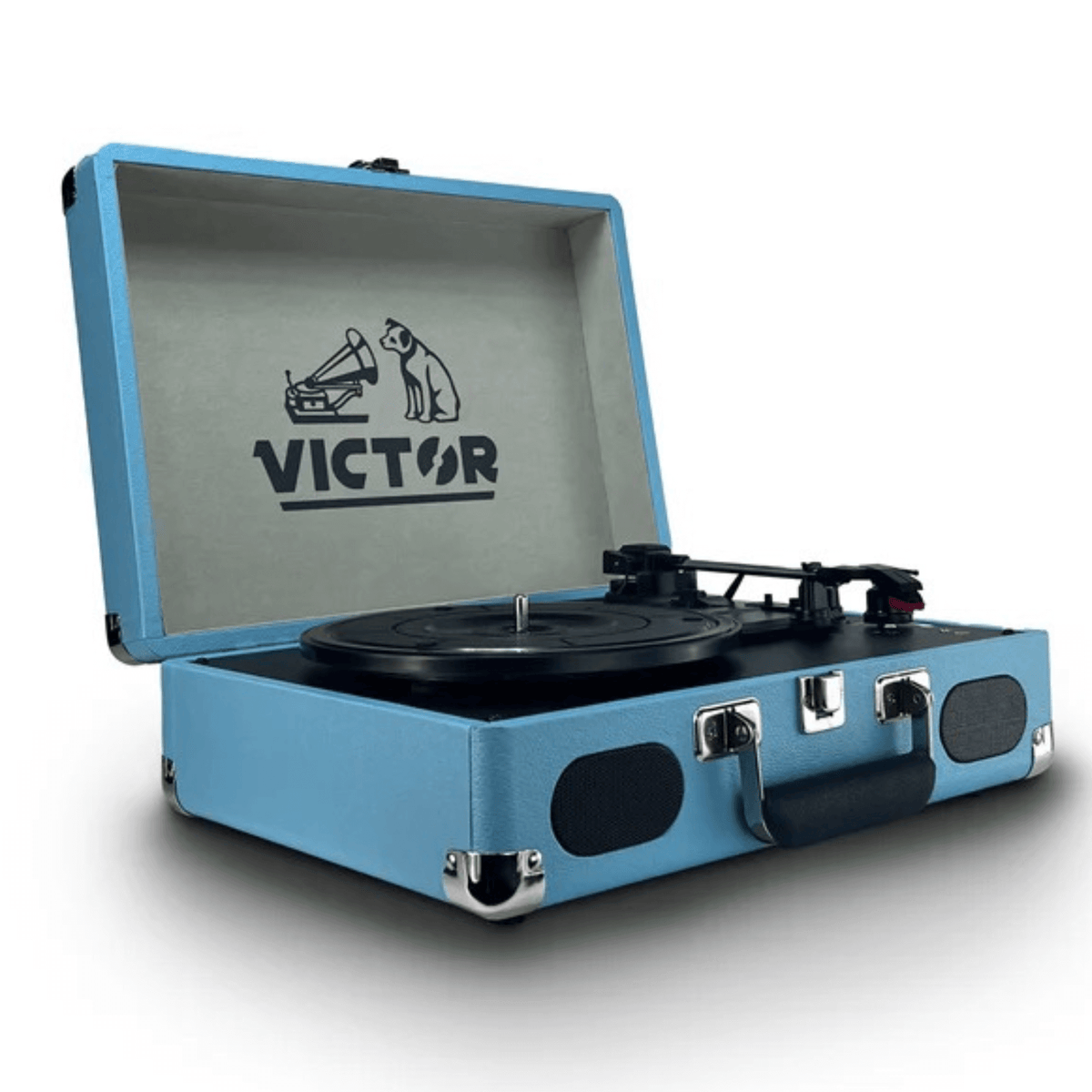 Victor Metro Plus Portable Dual Bluetooth Suitcase Turntable Jupiter Gear Home