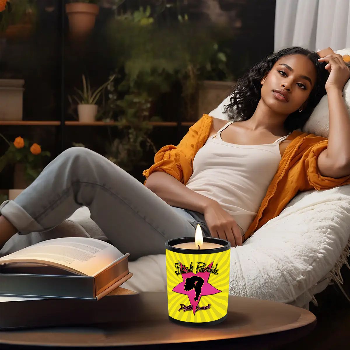 Flesh Parade "Dirty Sweet" Luscious Lemon Scented Candle
