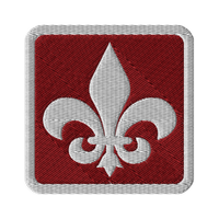 Mainstay Entertainment "Fleur de Lis Logo" Embroidered Patch Mainstay Entertainment