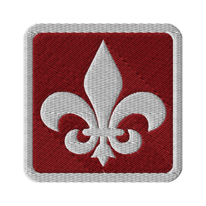 Mainstay Entertainment "Fleur de Lis Logo" Embroidered Patch Mainstay Entertainment