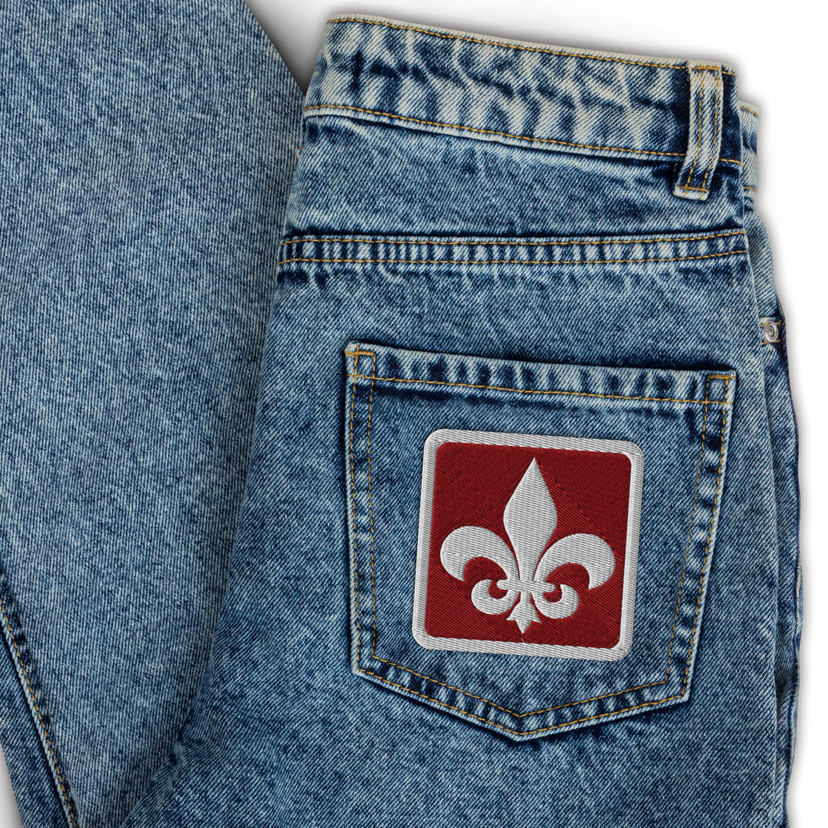 Mainstay Entertainment "Fleur de Lis Logo" Embroidered Patch Mainstay Entertainment
