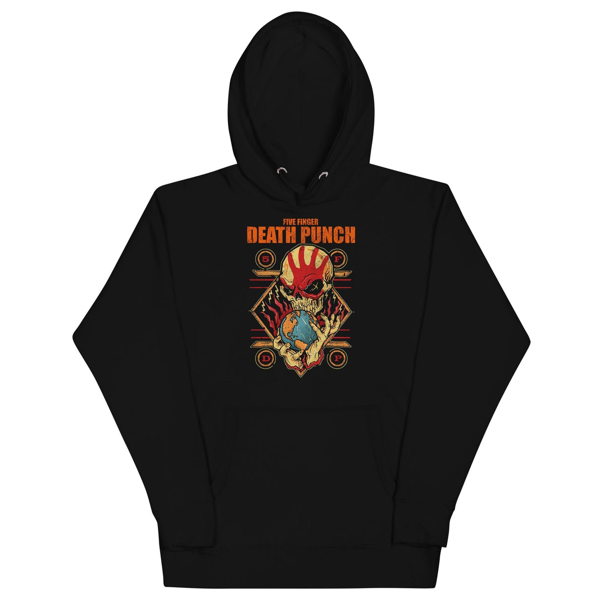 Five Finger Death Punch - Hand Skull Logo Hoodie HYPER iCONiC.
