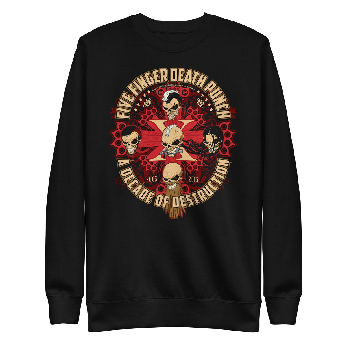 Five Finger Death Punch - Decade of Destruction Sweatshirt HYPER iCONiC.