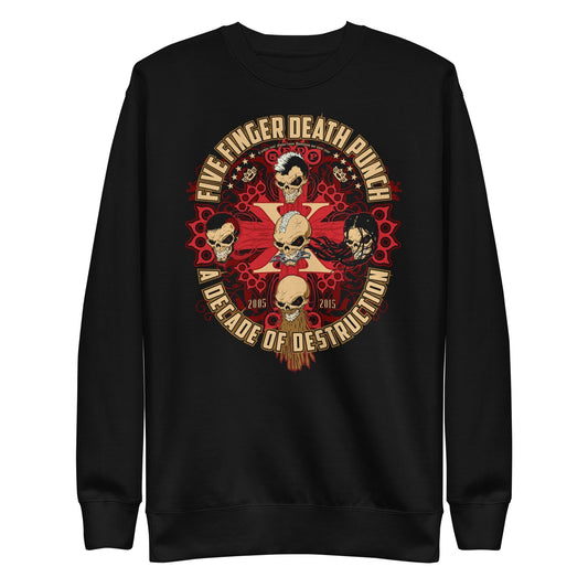 Five Finger Death Punch - Decade of Destruction Sweatshirt HYPER iCONiC.