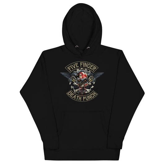 Five Finger Death Punch - Crossbones Hoodie HYPER iCONiC.