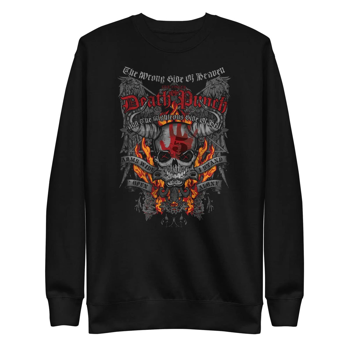 Five Finger Death Punch - Wrong or Righteous Sweatshirt HYPER iCONiC.