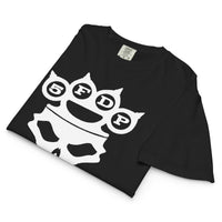 Five Finger Death Punch - In Your Face Mineral Wash Womens Crop Top HYPER iCONiC.