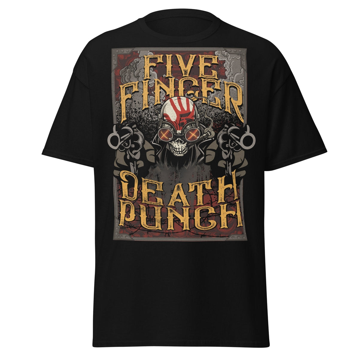 Five Finger Death Punch - Barrels Jumbo Print T-shirt HYPER iCONiC.