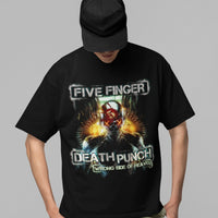 Five Finger Death Punch - Bot Heaven Jumbo Print T-Shirt HYPER iCONiC.