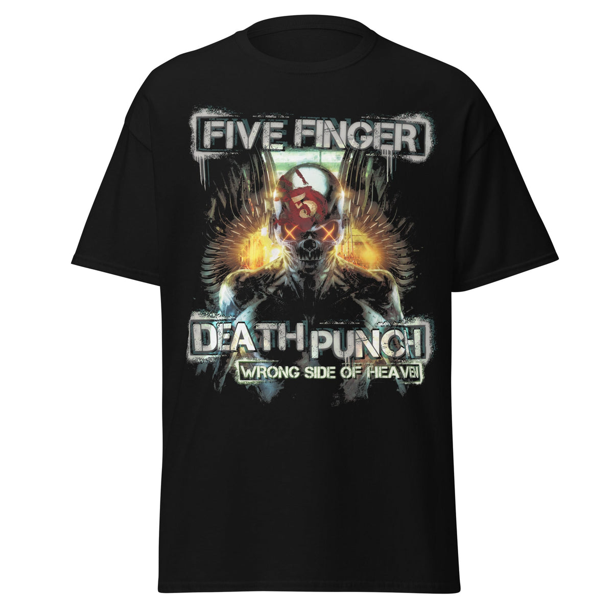 Five Finger Death Punch - Bot Heaven Jumbo Print T-Shirt HYPER iCONiC.