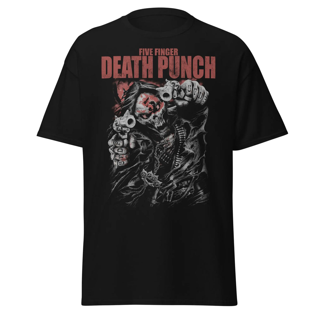 Five Finger Death Punch - Both Barrels Jumbo Print T-Shirt HYPER iCONiC.