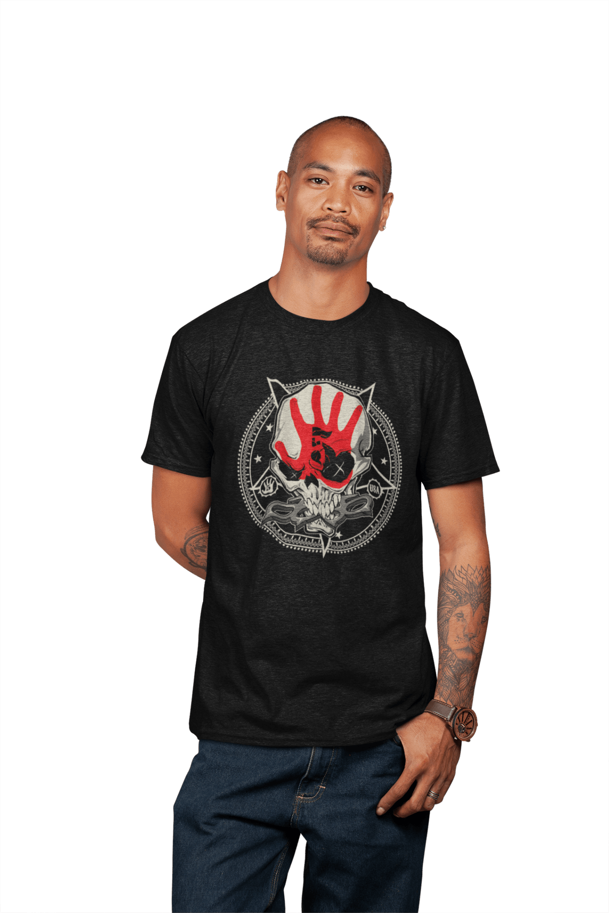 Five Finger Death Punch - Circle Logo T-Shirt HYPER iCONiC.