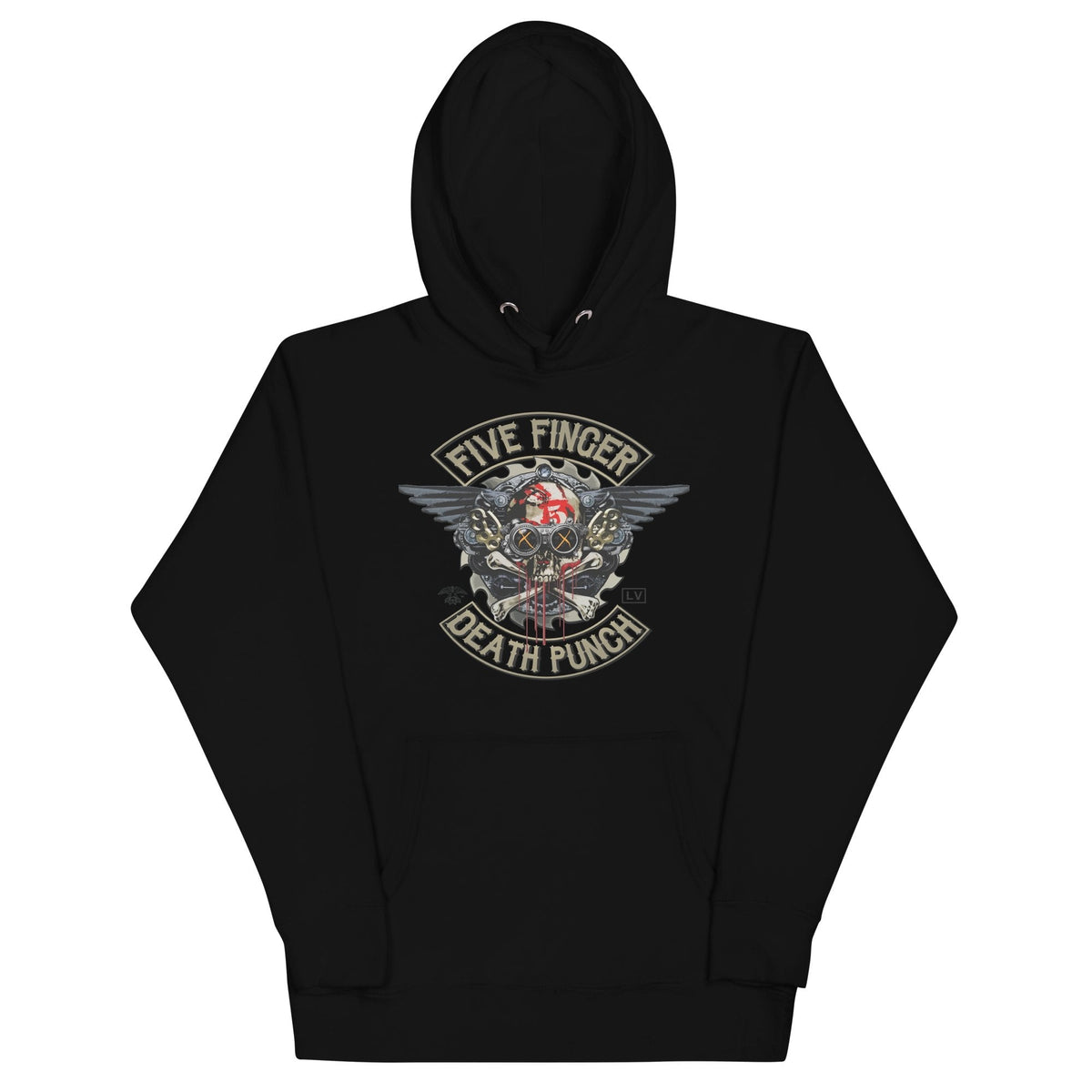 Five Finger Death Punch - Crossbones Classic Hoodie HYPER iCONiC.