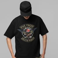 Five Finger Death Punch - Crossbones Jumbo Print T-Shirt HYPER iCONiC.