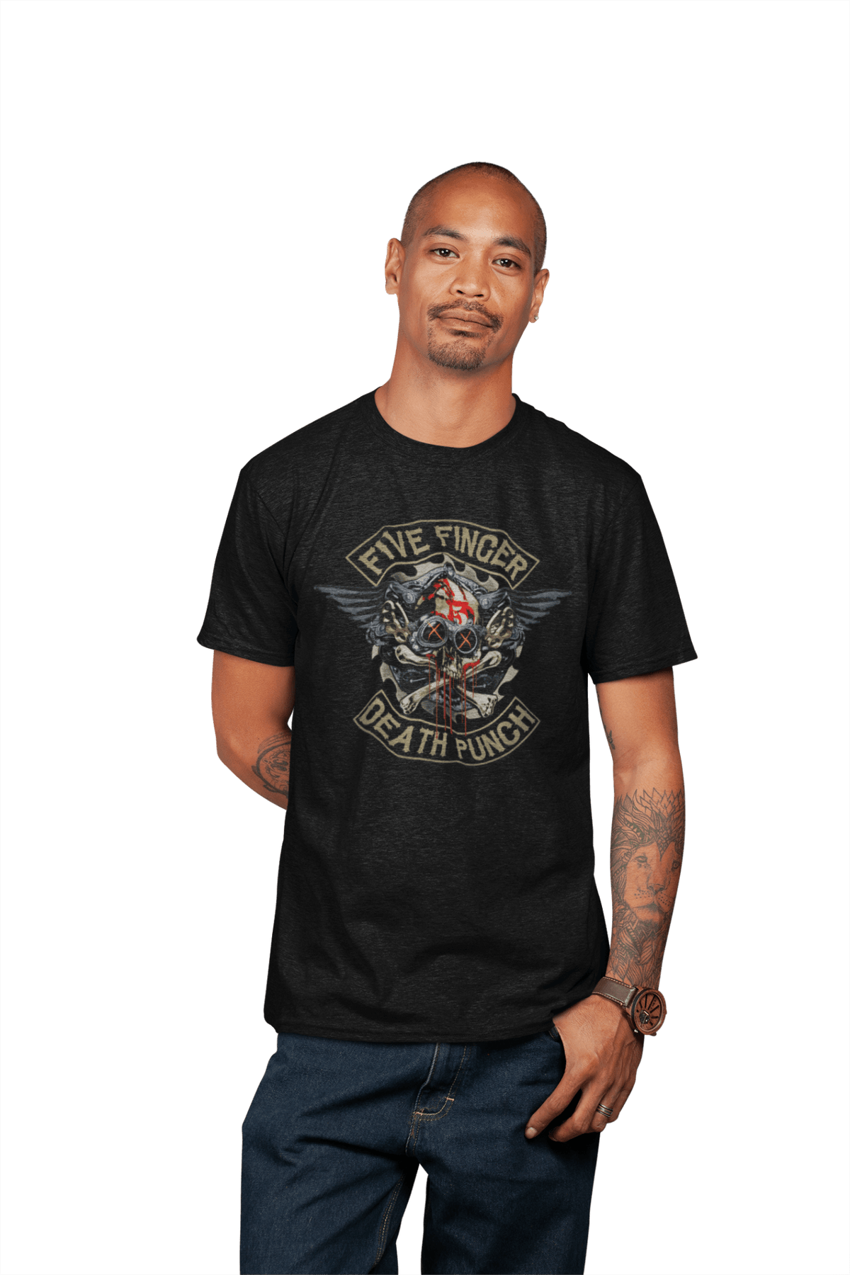 Five Finger Death Punch - Crossbones T-Shirt HYPER iCONiC.