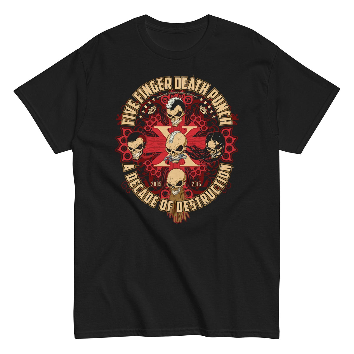 Five Finger Death Punch - Decade of Destruction T-Shirt HYPER iCONiC.