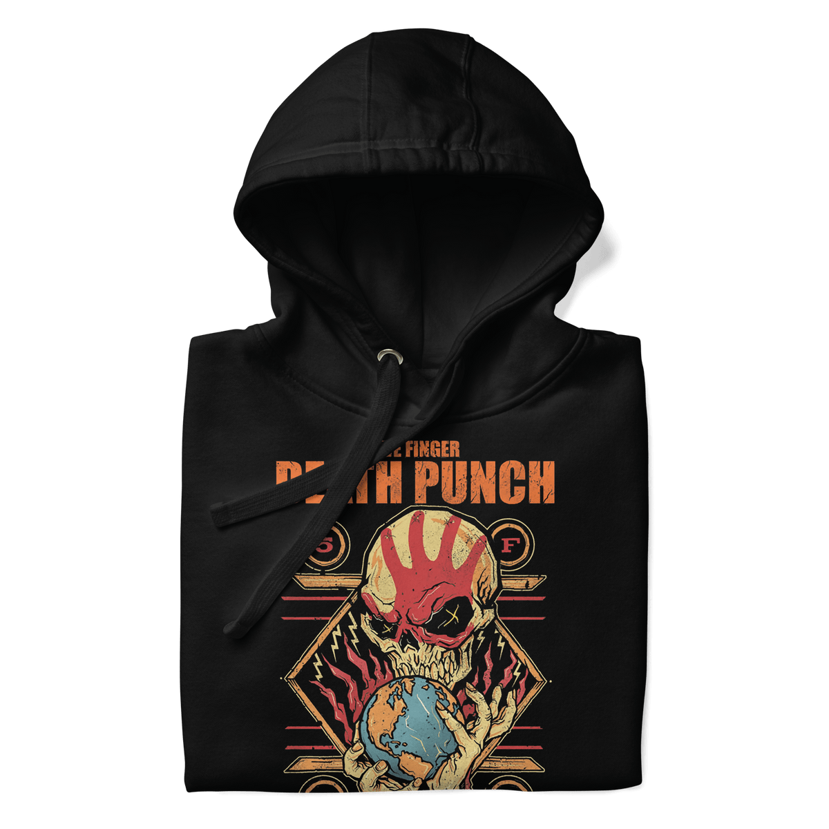 Five Finger Death Punch - Hand Skull Logo Hoodie HYPER iCONiC.