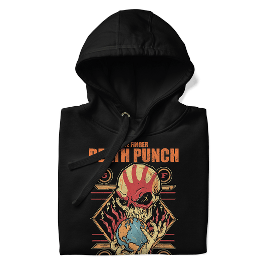Five Finger Death Punch - Hand Skull Logo Hoodie HYPER iCONiC.