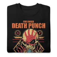 Five Finger Death Punch - Hand Skull Logo Sweatshirt HYPER iCONiC.